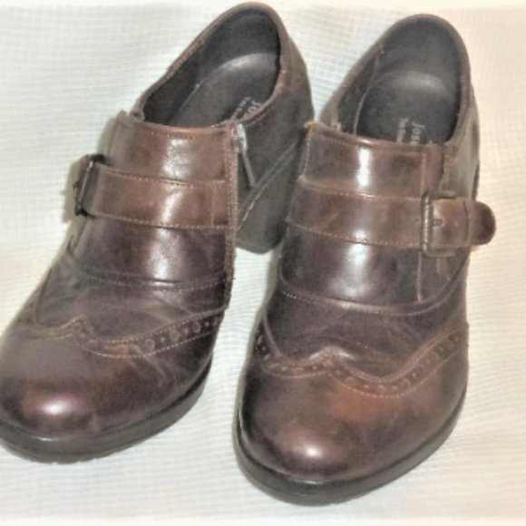 WMSHO1 - Josef Seibel WOMAN'S LEATHER BOOTS SZ 7 Ankle Boots European Hungary - Picture 6 of 10